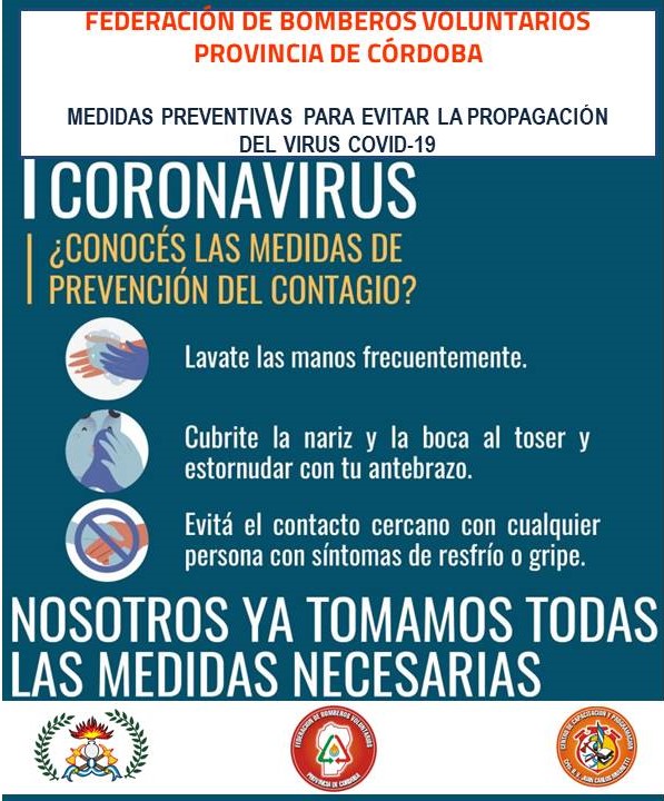 Medidas Preventivas para evitar propagación del COVID-19