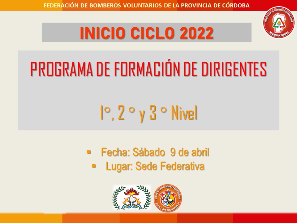 Programa de Formación de Dirigentes: Apertura del Ciclo 2022