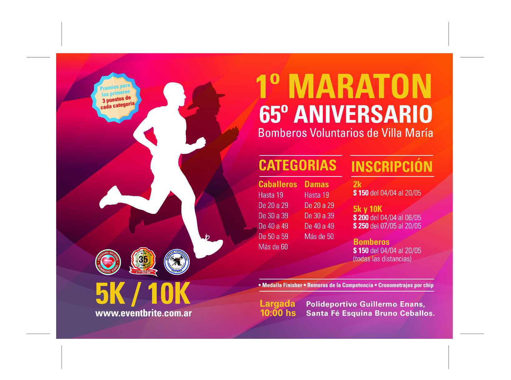 Gran Maratón 65° Aniversario BV Villa María